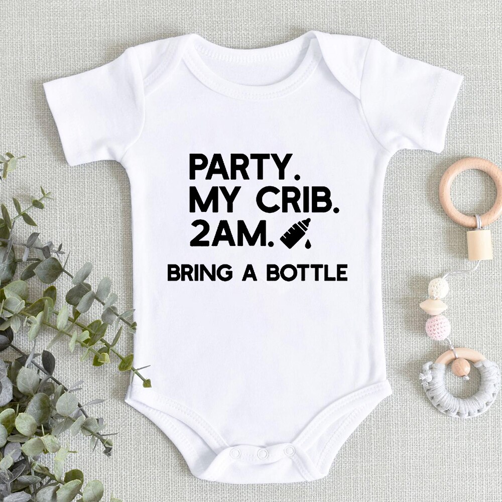 I LOVE MOM & DAD Newborn Baby Bodysuits 2023 Best Thing Infant Onesies Clothes Fashion Aesthetic Summer Ropa De Bebe Ni&ntilde;a Chico