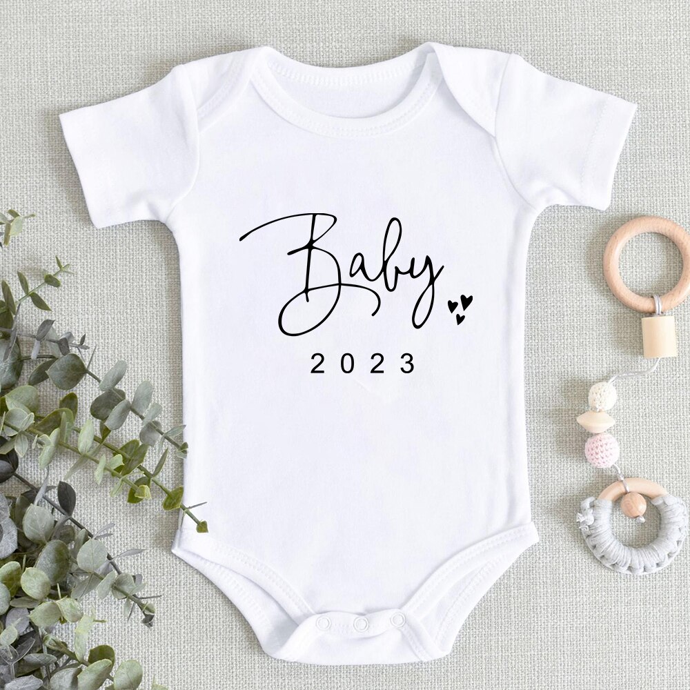 I LOVE MOM & DAD Newborn Baby Bodysuits 2023 Best Thing Infant Onesies Clothes Fashion Aesthetic Summer Ropa De Bebe Ni&ntilde;a Chico