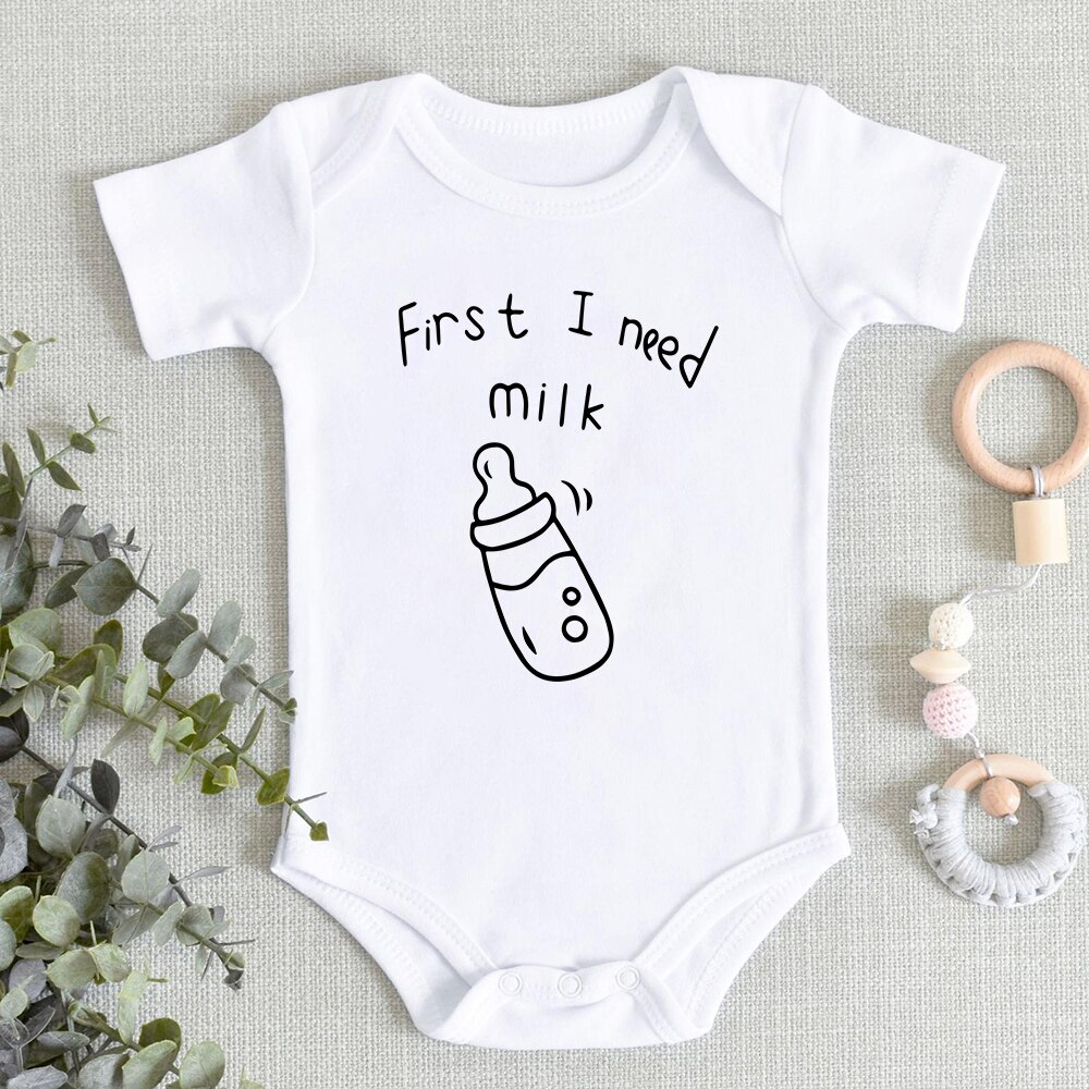 I LOVE MOM & DAD Newborn Baby Bodysuits 2023 Best Thing Infant Onesies Clothes Fashion Aesthetic Summer Ropa De Bebe Ni&ntilde;a Chico