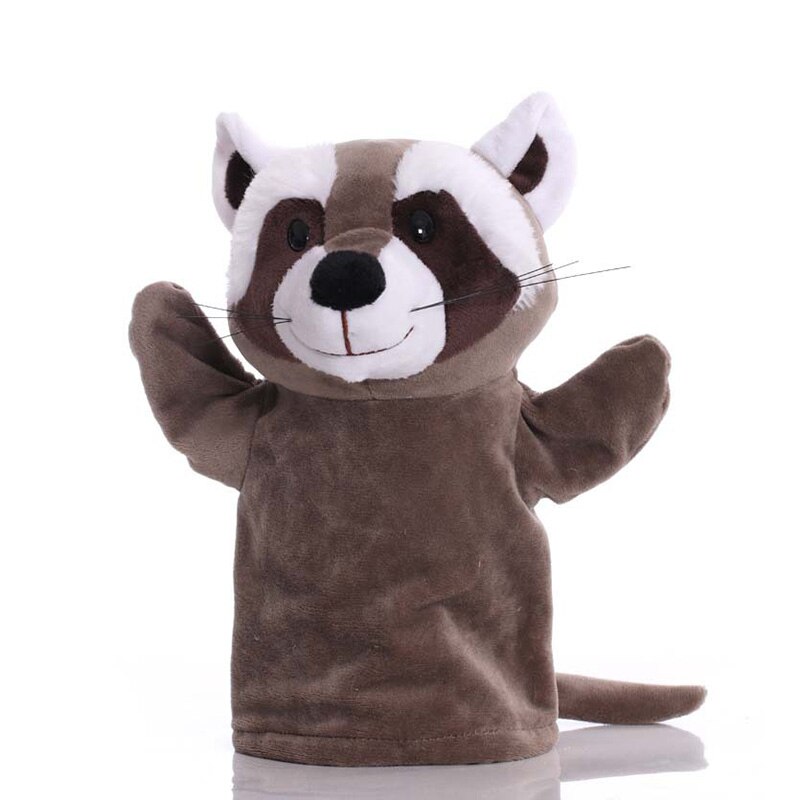Animal Hand Finger Puppet Plushed Doll Educational Baby Toys Fox Bear Shark Simulator Soft Stuffed Toys Anime Doll Game For Girl