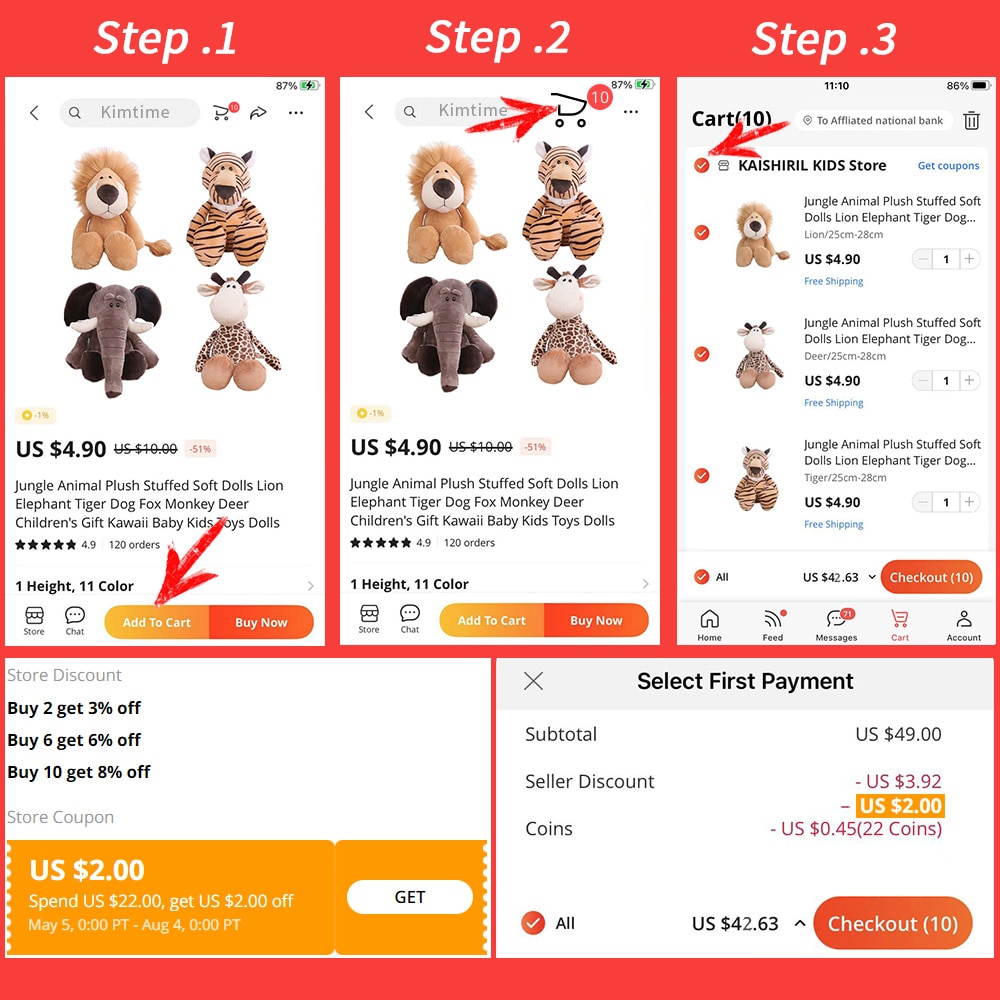 Stuffed Plush Animals Toys Soft Dolls Jungle Lion Elephant Tiger Dog Fox Monkey Deer Children Gift Kawaii Baby Kids Hobbie Toys Stuffed Plush Animals Toys Soft Dolls Jungle Lion Elephant Tiger Dog Fox Monkey Deer Children Gift Kawaii Baby Kids Hobbie Toys