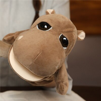 Animal Hand Finger Story Puppet Kawaii Plush Doll Educational Baby Toy Lion Elephant Bunny Monkey Giraffe Soft Toys Stuffed Doll