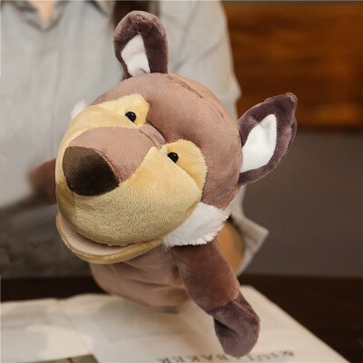 Animal Hand Finger Story Puppet Kawaii Plush Doll Educational Baby Toy Lion Elephant Bunny Monkey Giraffe Soft Toys Stuffed Doll