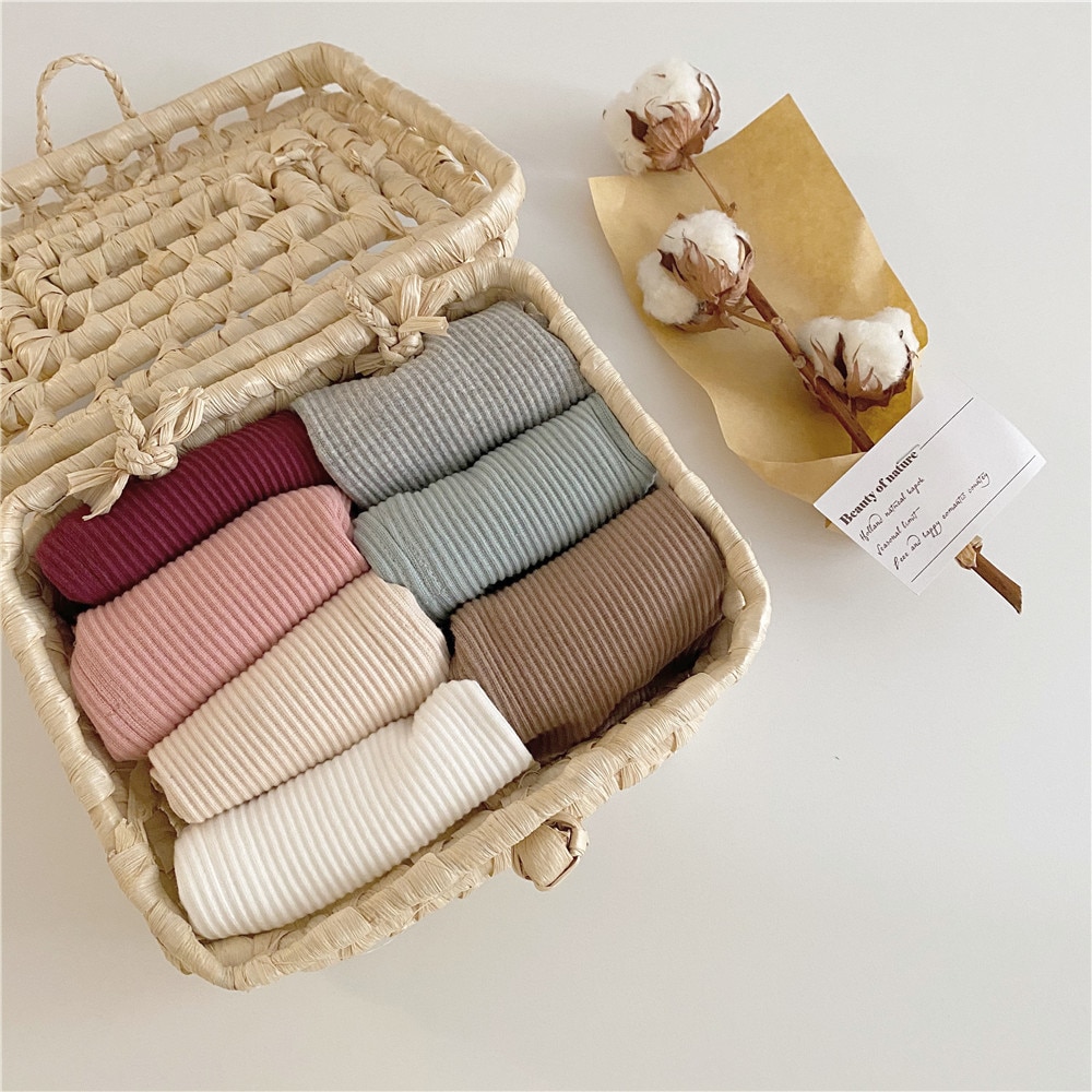 Facejoyous Autumn Baby Girl Legging Cotton Baby Boys Ribbed Leggings Striped Kids Pants Children Casual Trousers Facejoyous Autumn Baby Girl Legging Cotton Baby Boys Ribbed Leggings Striped Kids Pants Children Casual Trousers