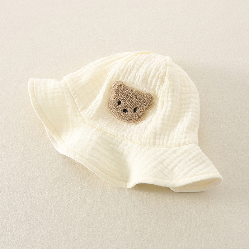 2023 Summer New Baby Sleeveless Bodysuit + Hat Thin Cotton Newborn Infant Cartoon Bear Clothes Baby Boy Jumpsuit Girl Overalls