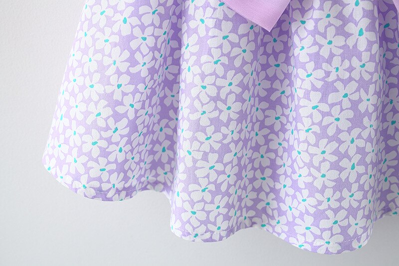 2 adet yaz bebek kız plaj prenses elbise sevimli yay &ccedil;i&ccedil;ekler kolsuz pamuk y&uuml;r&uuml;meye başlayan elbiseler + Sunhat yenidoğan giyim seti