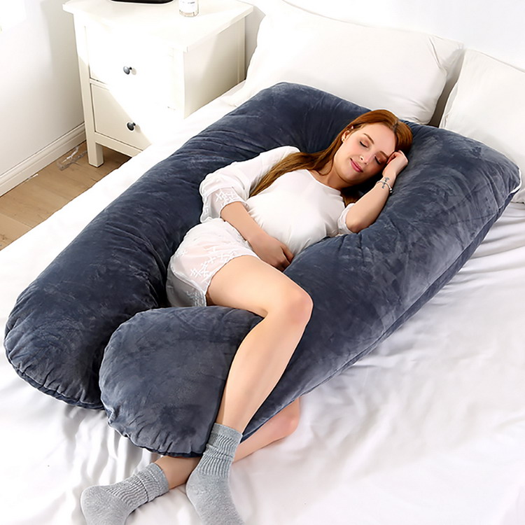 Big Soft Pregnancy Pillow Gravida U Type J Nursing Lumbar Pillow Multi Function Side Protect Cushion for Pregnant Women Dropship