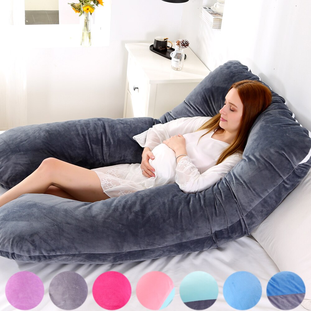 Big Soft Pregnancy Pillow Gravida U Type J Nursing Lumbar Pillow Multi Function Side Protect Cushion for Pregnant Women Dropship Big Soft Pregnancy Pillow Gravida U Type J Nursing Lumbar Pillow Multi Function Side Protect Cushion for Pregnant Women Dropship