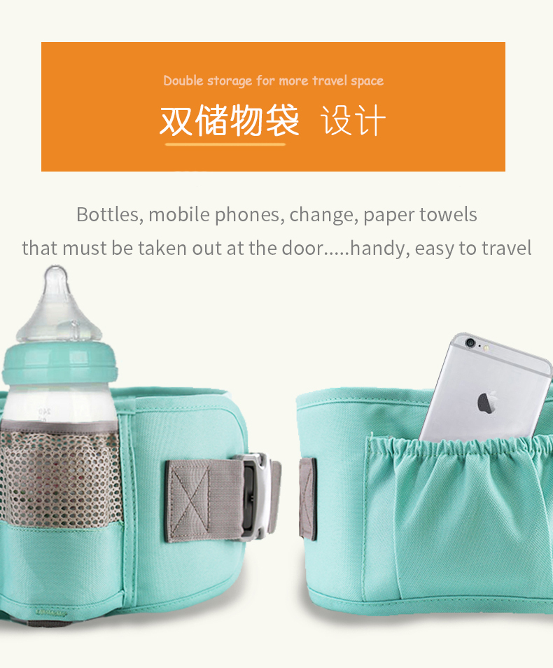 0-36 Months Ergonomic Baby Carrier Infant Kid Baby Hipseat Sling Front Facing Kangaroo Baby Wrap Carrier for Baby Travel