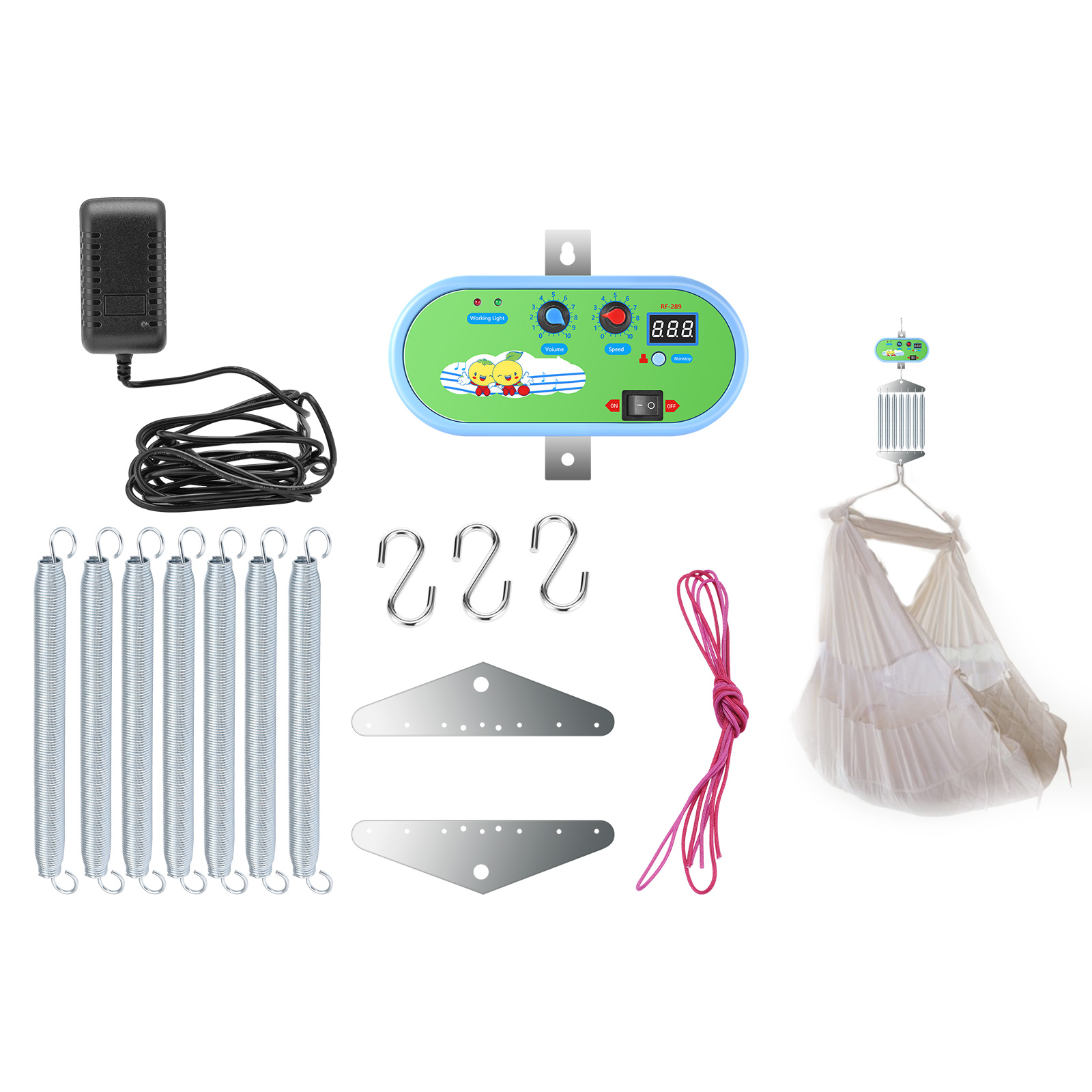 Baby Swing Replacement Motor Baby Cradle Controller With Germany Adaptor 12W Electric Cradle Controller Baby Swinger Driver