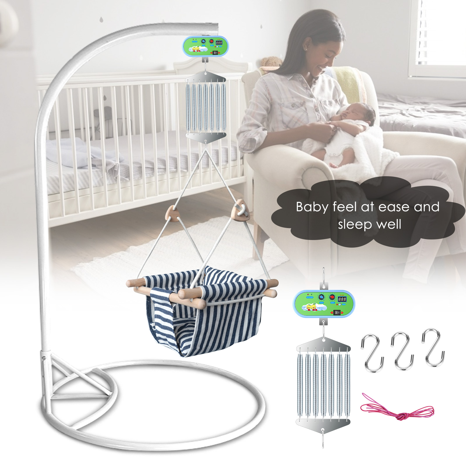 Baby Swing Replacement Motor Baby Cradle Controller With Germany Adaptor 12W Electric Cradle Controller Baby Swinger Driver