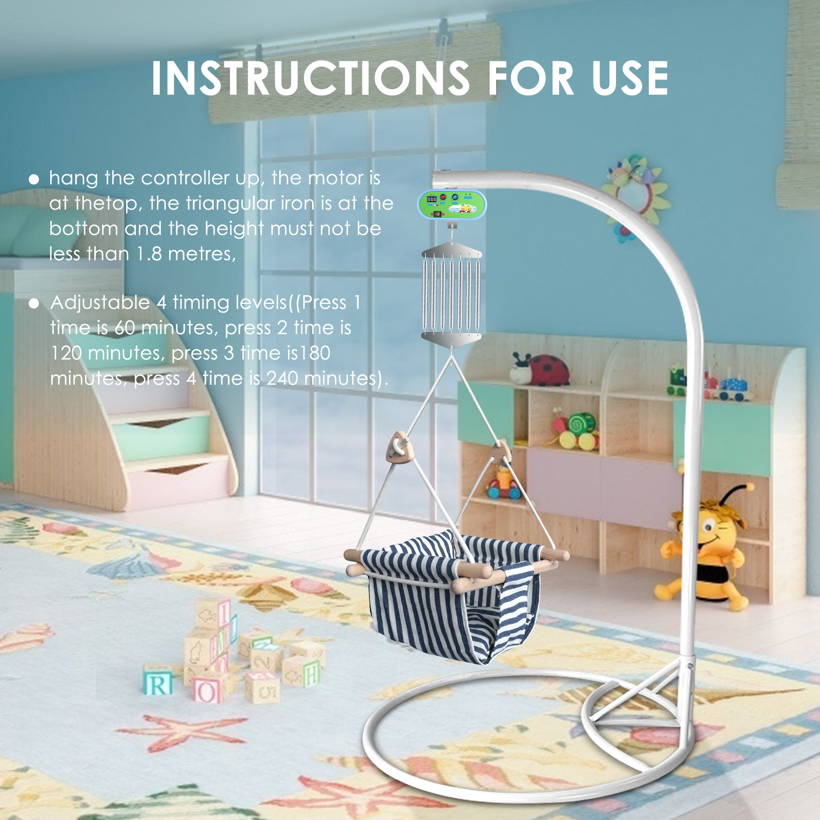 Baby Swing Replacement Motor Baby Cradle Controller With Germany Adaptor 12W Electric Cradle Controller Baby Swinger Driver