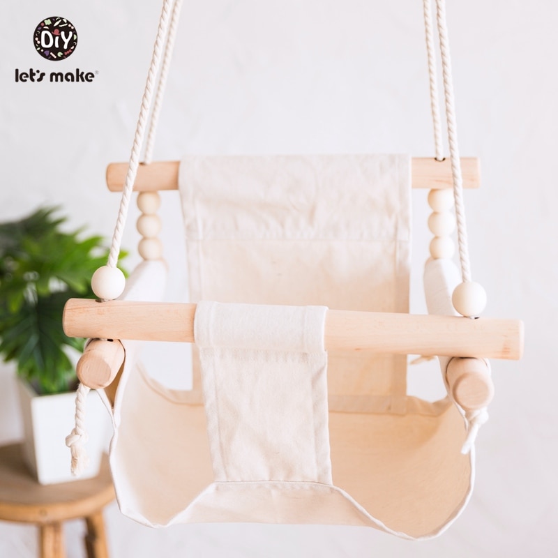 Let's Make Baby Swings Canvas Hanging Chair 13-24 Months Hanging Toys Hammock Safety Baby Bouncer Indoor Wooden Swing Rocker Let's Make Baby Swings Canvas Hanging Chair 13-24 Months Hanging Toys Hammock Safety Baby Bouncer Indoor Wooden Swing Rocker