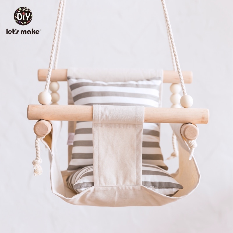 Let's Make Baby Swings Canvas Hanging Chair 13-24 Months Hanging Toys Hammock Safety Baby Bouncer Indoor Wooden Swing Rocker Let's Make Baby Swings Canvas Hanging Chair 13-24 Months Hanging Toys Hammock Safety Baby Bouncer Indoor Wooden Swing Rocker