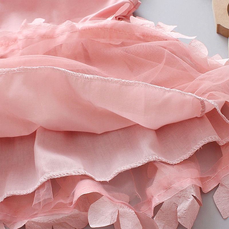 Flower Fairy Baby Girl Party Dresses Summer Sweet Kid's Clothing Birthday Princess Mesh Wedding Dress Children Clothes Flower Fairy Baby Girl Party Dresses Summer Sweet Kid's Clothing Birthday Princess Mesh Wedding Dress Children Clothes