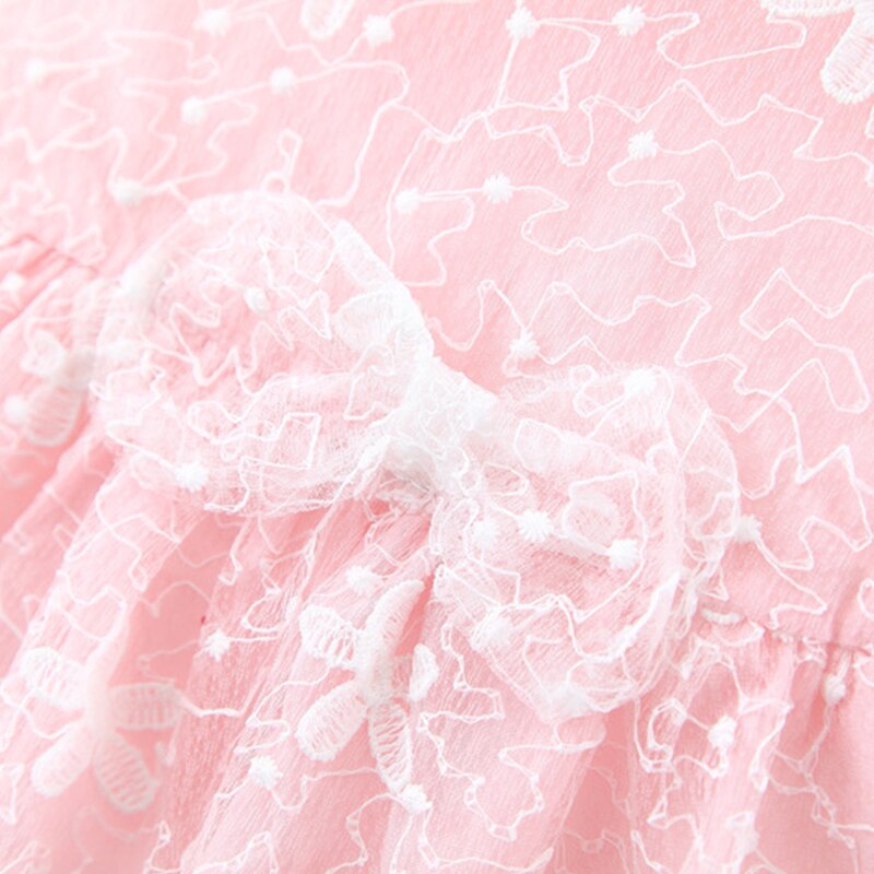 Summer Toddler Girl Princess Evening Dress Bow Sleeveless Kids Costume Baby Birthday Party 0 To 3 Years Old Children Clothes