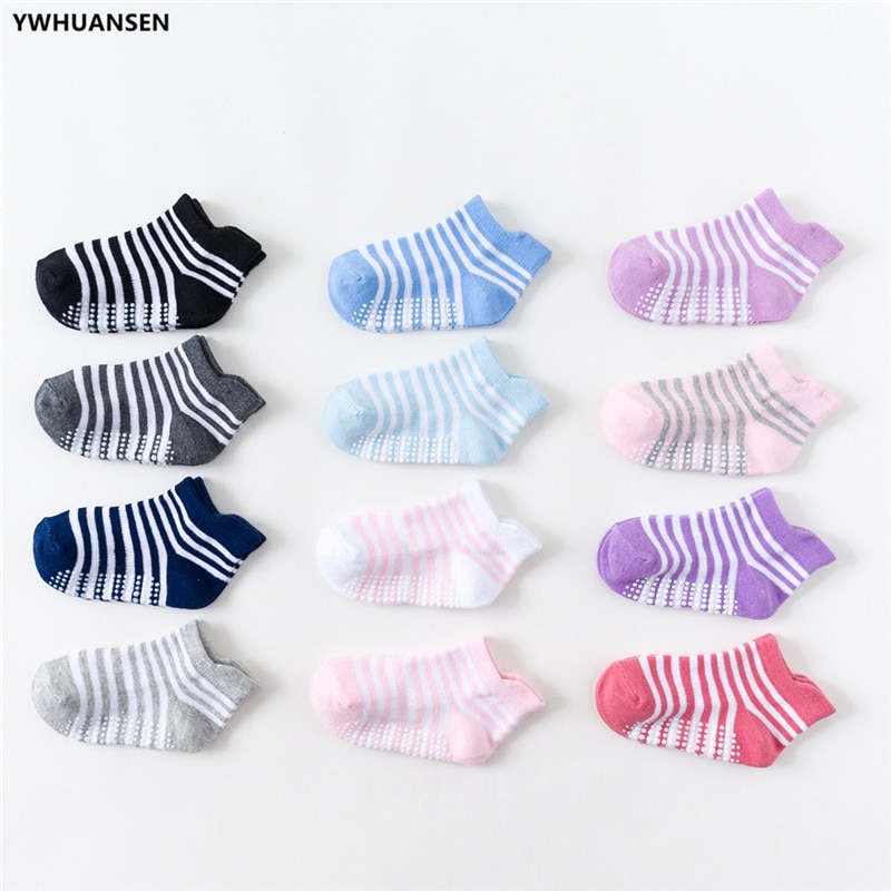 6 Pairs/lot 0 to 6 Yrs Cotton Children's Anti-slip Boat Socks For Boys Girl Low Cut Floor Kid Sock With Rubber Grips Four Season 6 Pairs/lot 0 to 6 Yrs Cotton Children's Anti-slip Boat Socks For Boys Girl Low Cut Floor Kid Sock With Rubber Grips Four Season