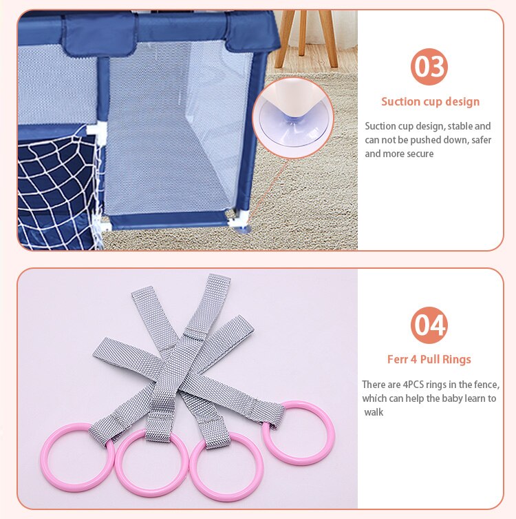 &Ccedil;ocuklar i&ccedil;in &ccedil;ocuk mobilyası oyun parkı b&uuml;y&uuml;k kuru havuz bebek oyun parkı g&uuml;venlik kapalı bariyerleri ev oyun parkı 0-6 yıl