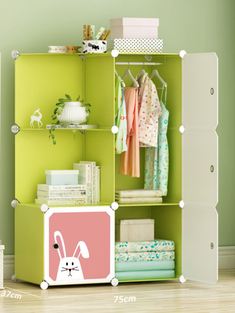 8 k&uuml;pler katlanabilir kalın bebek &ccedil;ocuk gardırop depolama dolabı &ccedil;ekmece tipi plastik basit soyunma bebek giysileri organize kutusu