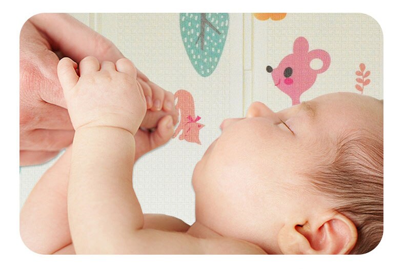 200x180cm Foldable Cartoon Baby Play Mat XPE Puzzle Children Mat Baby Climbing Pad Kids Rug Baby Games Mats Children Room  Toys