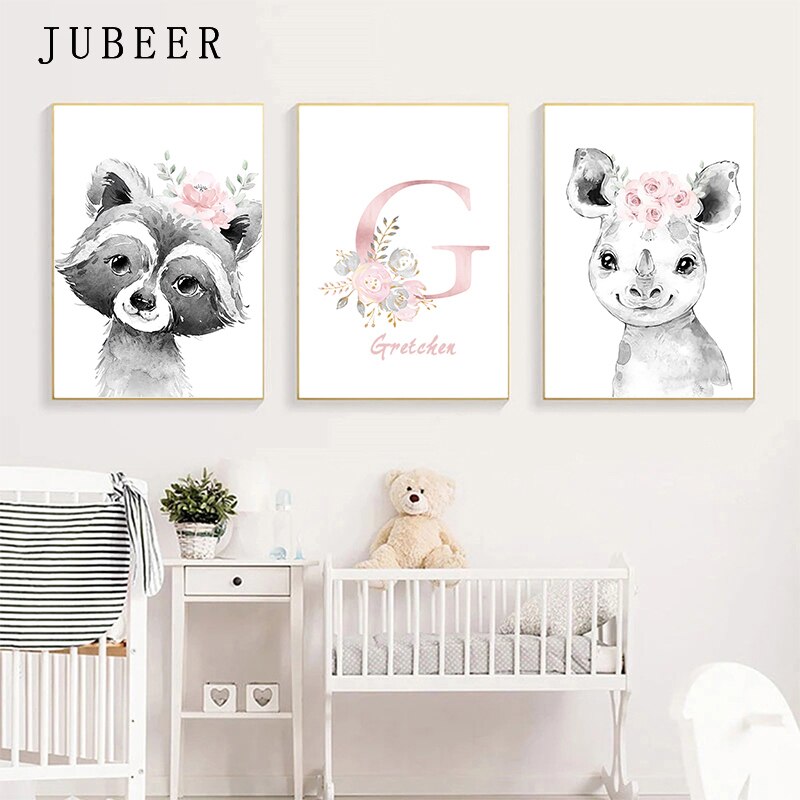 Cute Animal Poster Decoration Bedroom Girl Room Wall Canvas Painting Baby Room Personalised Gifts for Kids Picture Home Decor Cute Animal Poster Decoration Bedroom Girl Room Wall Canvas Painting Baby Room Personalised Gifts for Kids Picture Home Decor