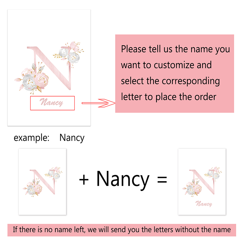 Cute Animal Poster Decoration Bedroom Girl Room Wall Canvas Painting Baby Room Personalised Gifts for Kids Picture Home Decor