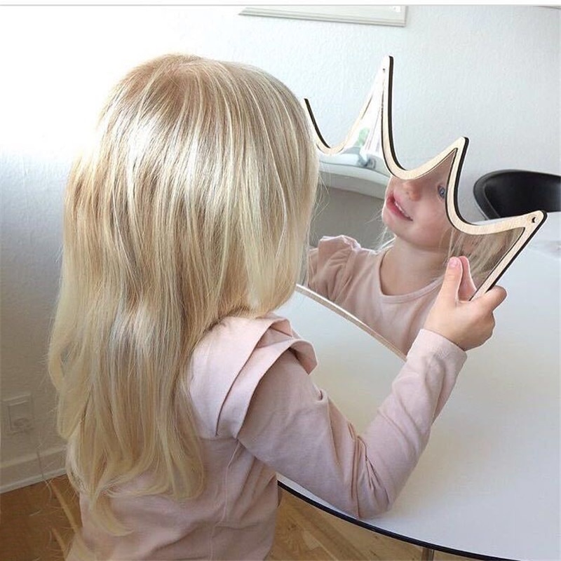 Ins Nordic Wooden Crown Cloud Ice Cream Stars Cat Children Acrylic Decorative Mirror Home Wall Decoration Artwork Mirror Tools Ins Nordic Wooden Crown Cloud Ice Cream Stars Cat Children Acrylic Decorative Mirror Home Wall Decoration Artwork Mirror Tools