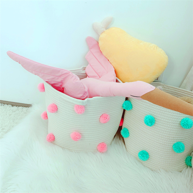 Creative wall hanging Swan Plush Stuffed Doll fabric family bedroom Nursery room decor hanging ornaments baby soothing pillow