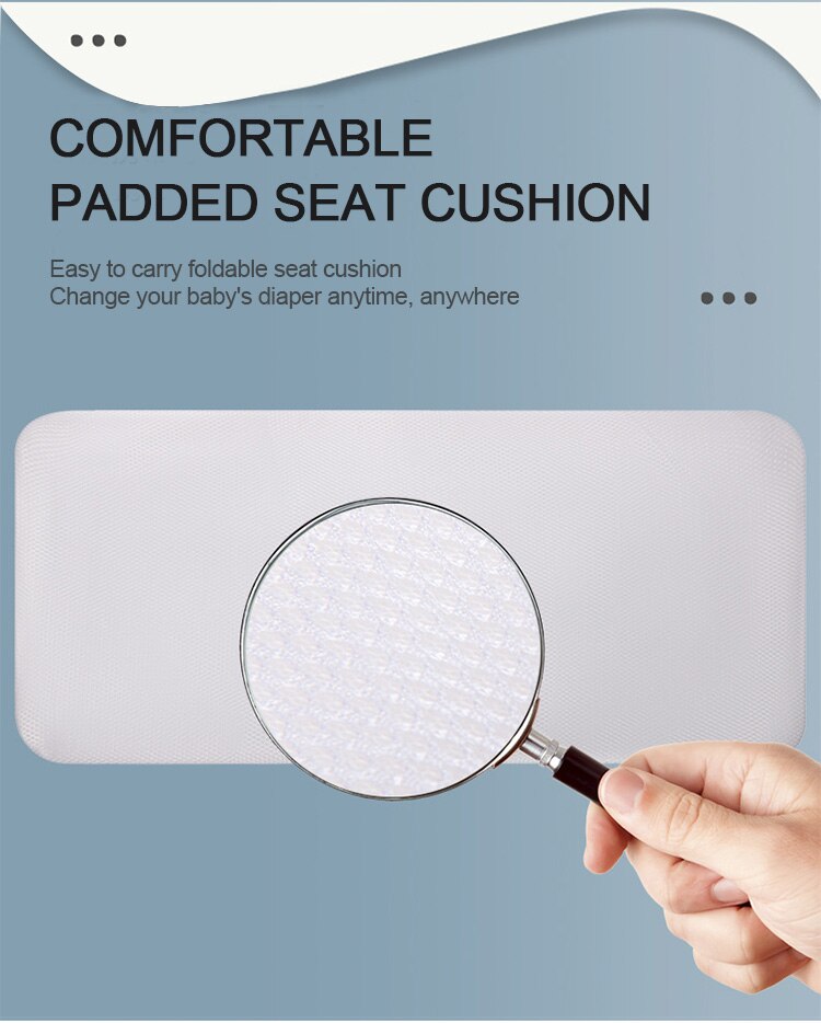 Folding Mommy Bag Lightweight Portable Folding Crib Bed Large-capacity Baby Backpack Female Mommy Outting Bag Mummy Bag