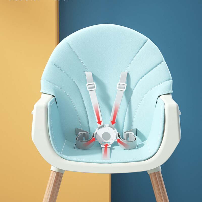 Portable Baby Dining Chair Eating Chair Kitchen Adjustable Multifunction Baby High Chair with Safe Meal Tray sillas Furniture