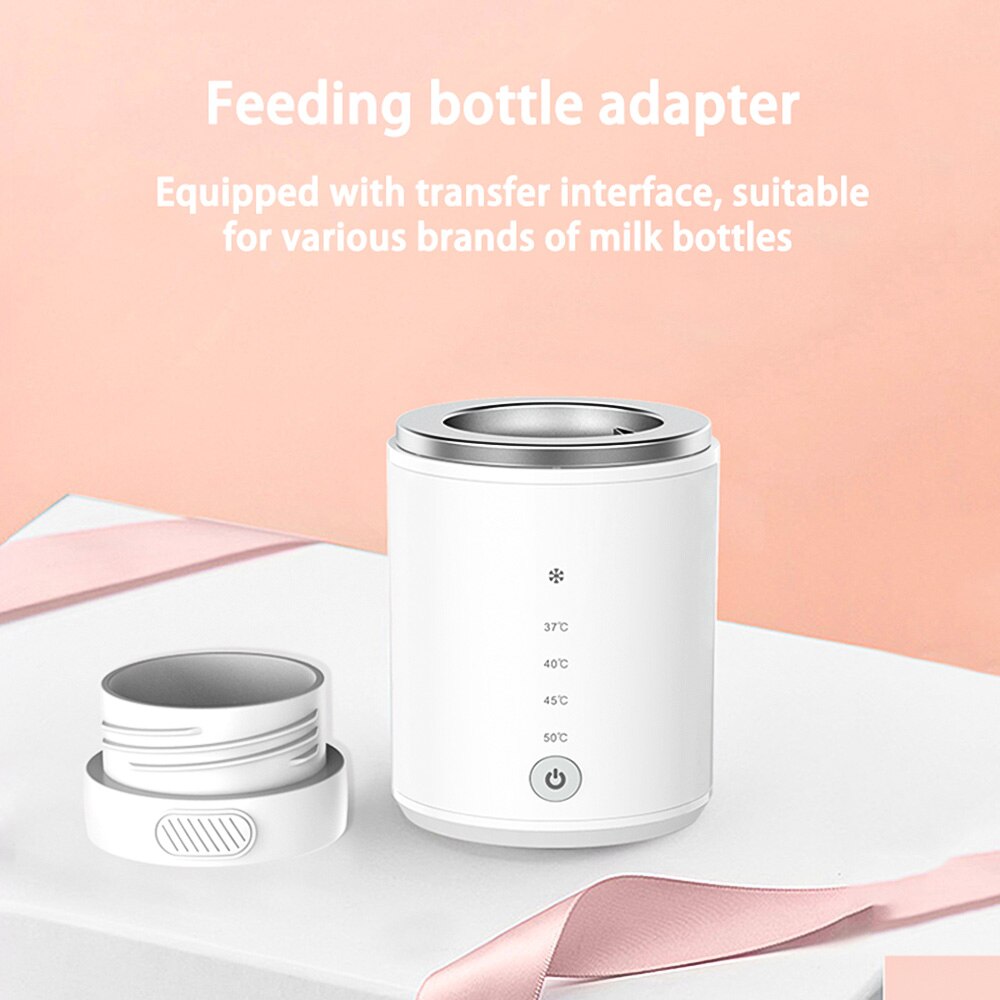 Taşınabilir bebek süt şişesi isıtıcı kablosuz süt ısıtıcı buz çözme ve ısıtma çift modları 4 seviyeleri sıcaklık dahili pil Taşınabilir bebek süt şişesi isıtıcı kablosuz süt ısıtıcı buz çözme ve ısıtma çift modları 4 seviyeleri sıcaklık dahili pil