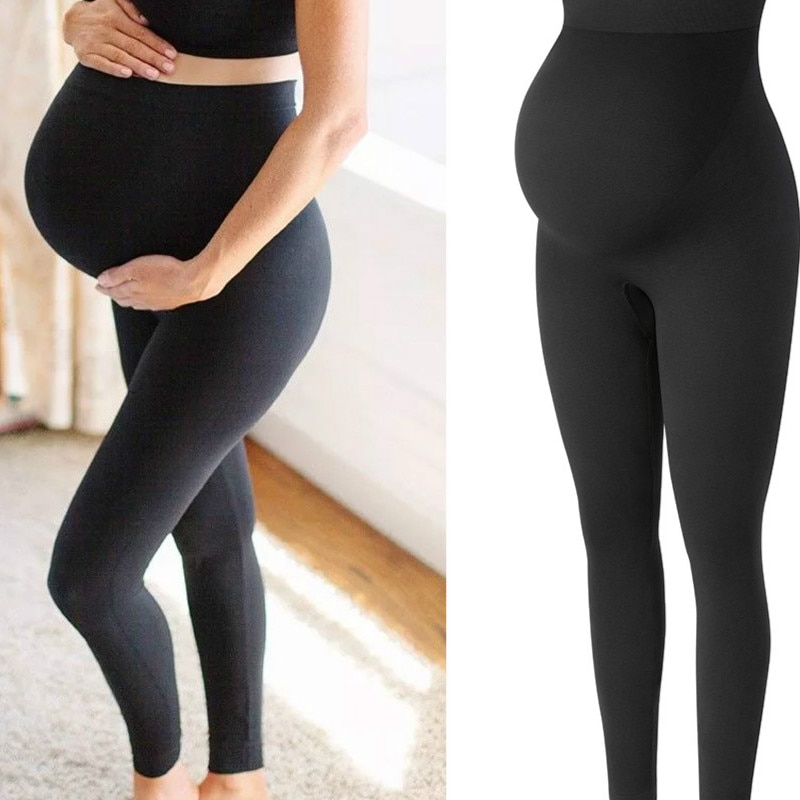 High Waist pregnancy Leggings Skinny Maternity clothes for pregnant women Belly Support Knitted Leggins Body Shaper Trousers High Waist pregnancy Leggings Skinny Maternity clothes for pregnant women Belly Support Knitted Leggins Body Shaper Trousers