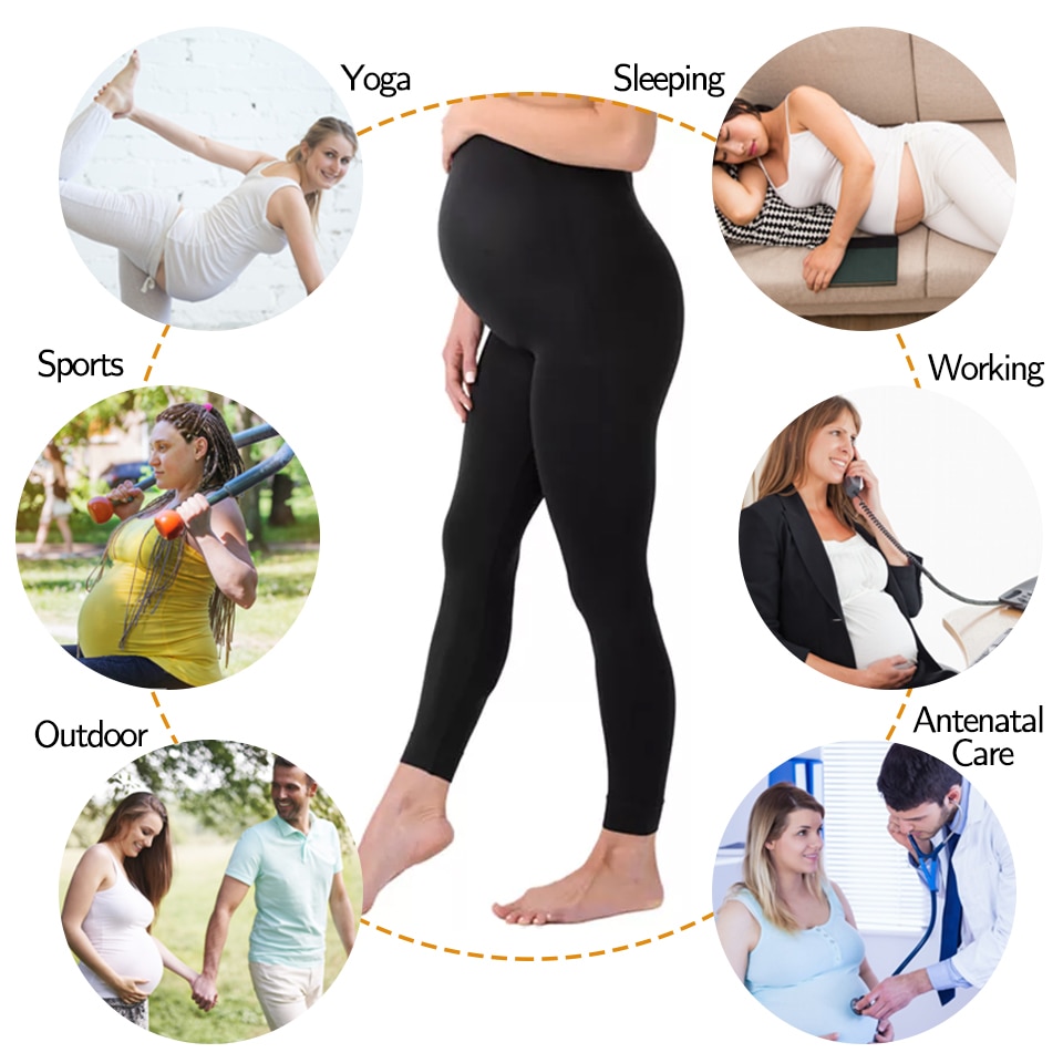 High Waist pregnancy Leggings Skinny Maternity clothes for pregnant women Belly Support Knitted Leggins Body Shaper Trousers High Waist pregnancy Leggings Skinny Maternity clothes for pregnant women Belly Support Knitted Leggins Body Shaper Trousers