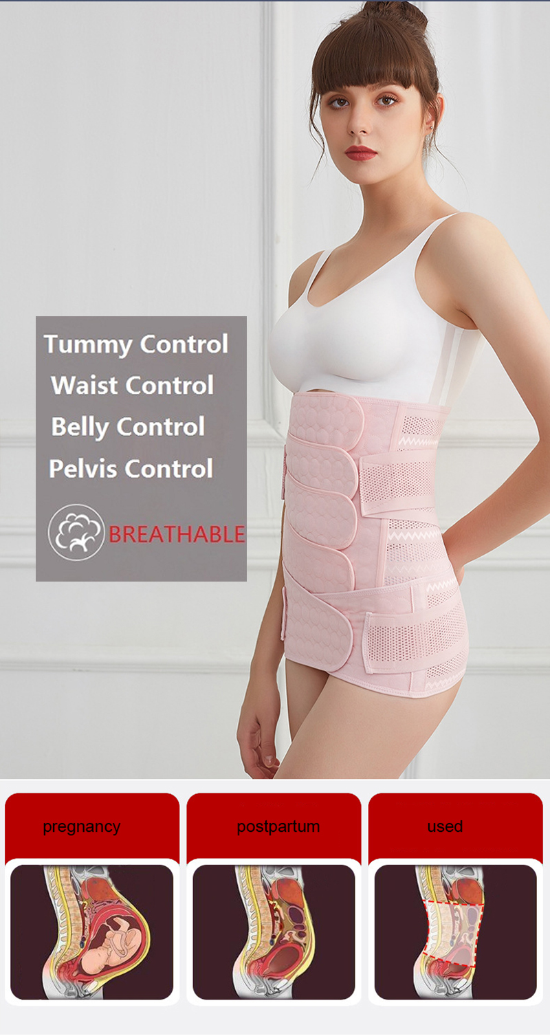 Postpartum Belt Postnatal Bandage Back Support Girdles Waist Trainer Cincher Shapewear Belly Band Body Shapers Pregnancy Corset