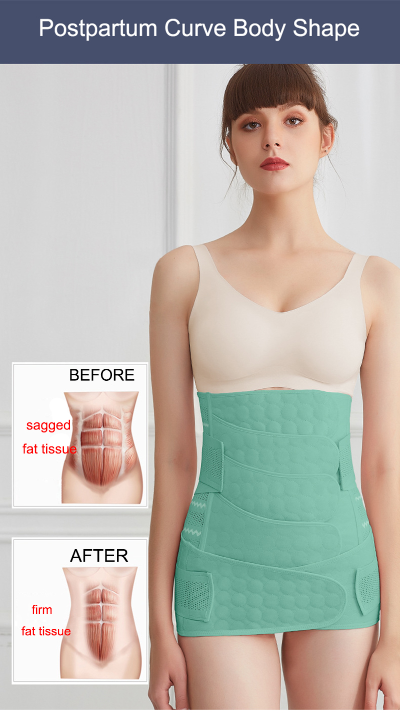Postpartum Belt Postnatal Bandage Back Support Girdles Waist Trainer Cincher Shapewear Belly Band Body Shapers Pregnancy Corset