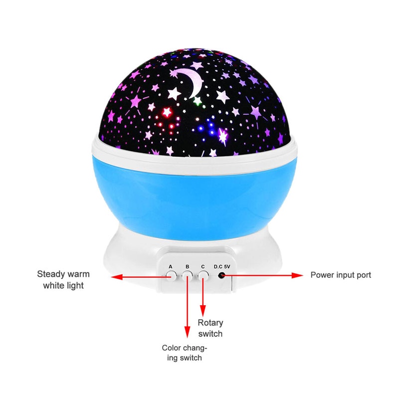 Star LED Projector Starry Sky Lamp Rotating Cute Room Decor Kawaii USB Battery Powered Night Light for Kids Baby Girl Bedroom Star LED Projector Starry Sky Lamp Rotating Cute Room Decor Kawaii USB Battery Powered Night Light for Kids Baby Girl Bedroom