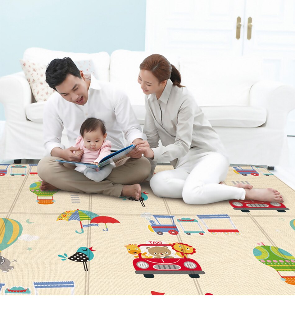 180x100 Foldable Baby Play Mat Educational Children's Carpet Children Room Climbing Pad Non-Toxic Kids Rug Activitys Games Toys