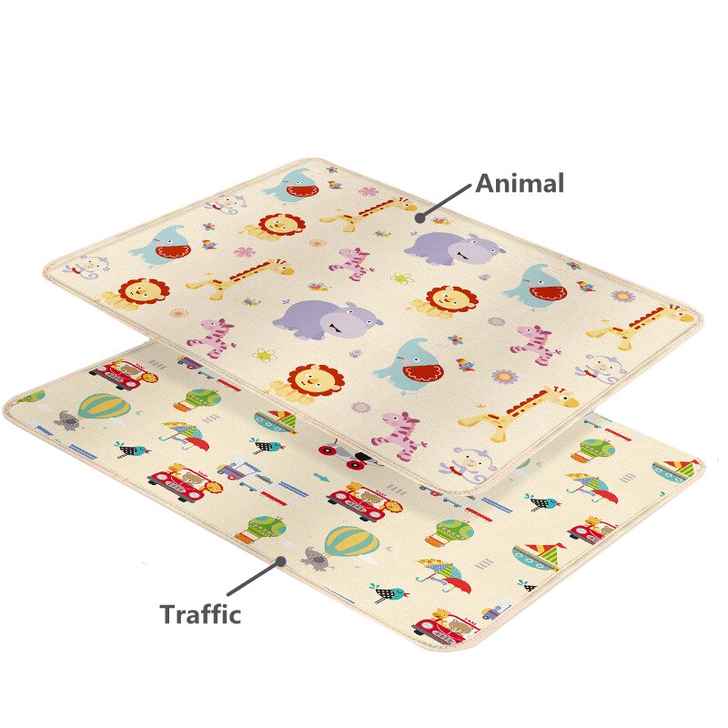 180x100 Foldable Baby Play Mat Educational Children's Carpet Children Room Climbing Pad Non-Toxic Kids Rug Activitys Games Toys