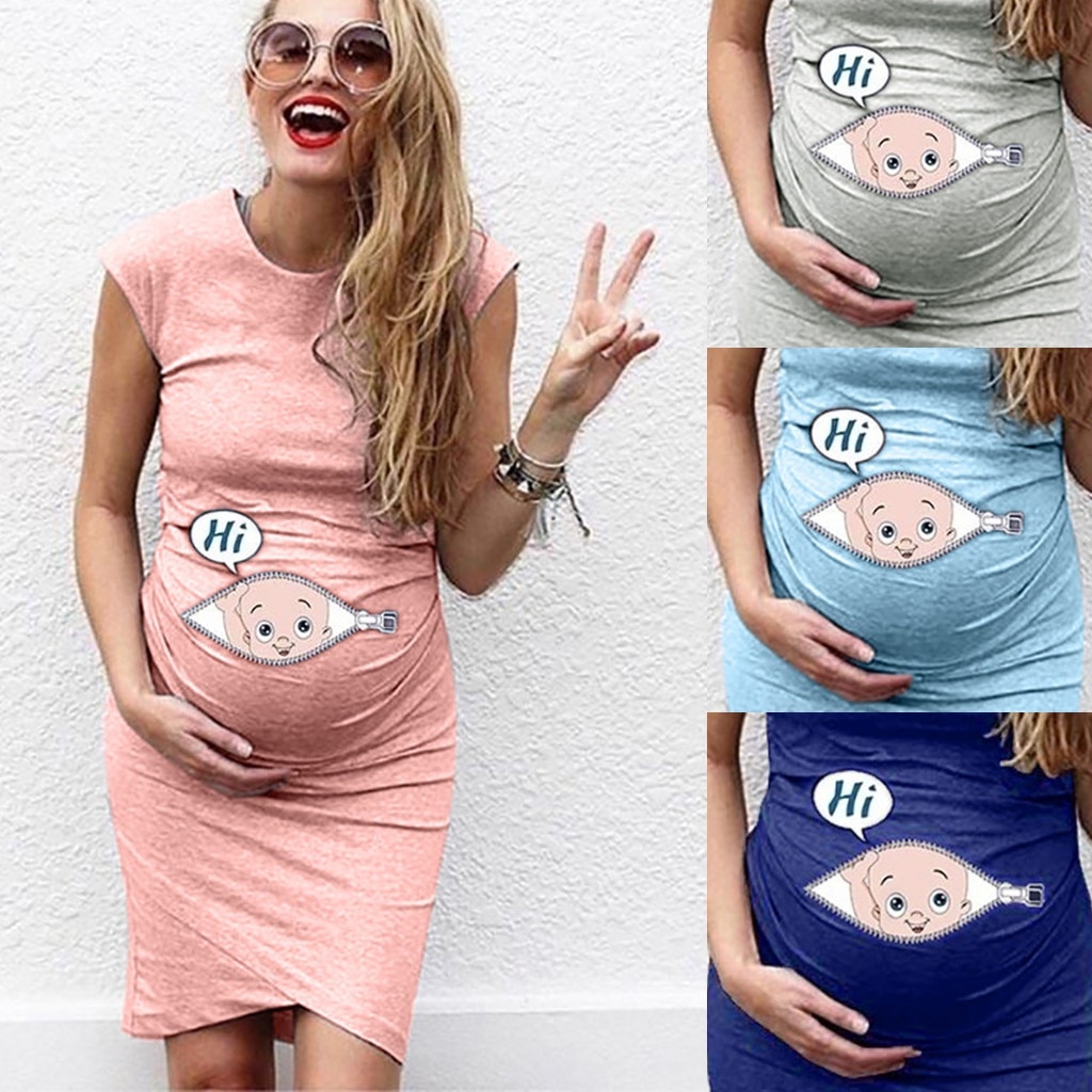 Cute Maternity Dress Loose Casual Dress Women Maternity Clothes Plus Size Pregnant Woman Maternity Dress Cute Maternity Dress Loose Casual Dress Women Maternity Clothes Plus Size Pregnant Woman Maternity Dress
