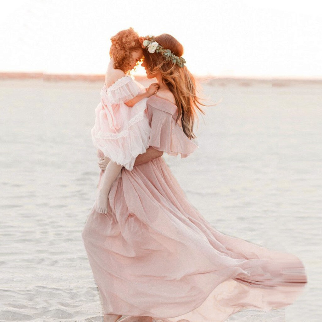 Maternity Dresses For Photo Shoot Chiffon Pregnancy Dress Photography Props Maxi Gown Dresses For Pregnant Women Clothes 2022New