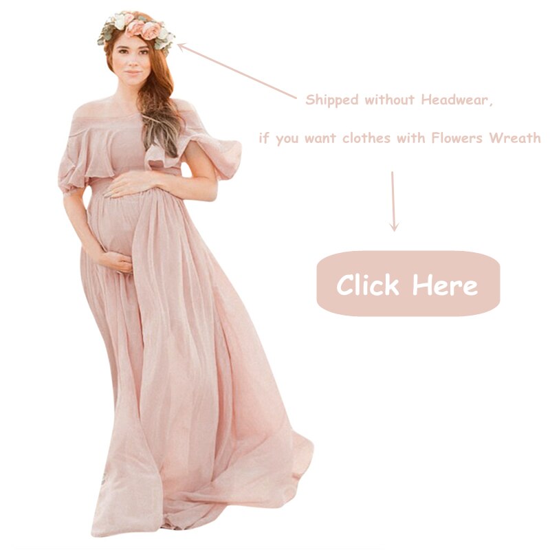 Maternity Dresses For Photo Shoot Chiffon Pregnancy Dress Photography Props Maxi Gown Dresses For Pregnant Women Clothes 2022New