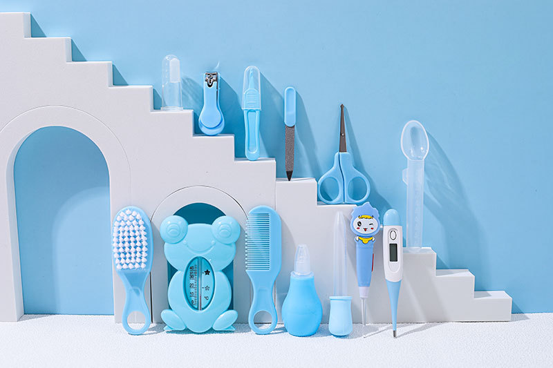 13/20 Pcs/Set Newborn Baby Nail Hair Health Care Thermometer Grooming Brush Kit Care Baby Essentials Newborn Material Safety
