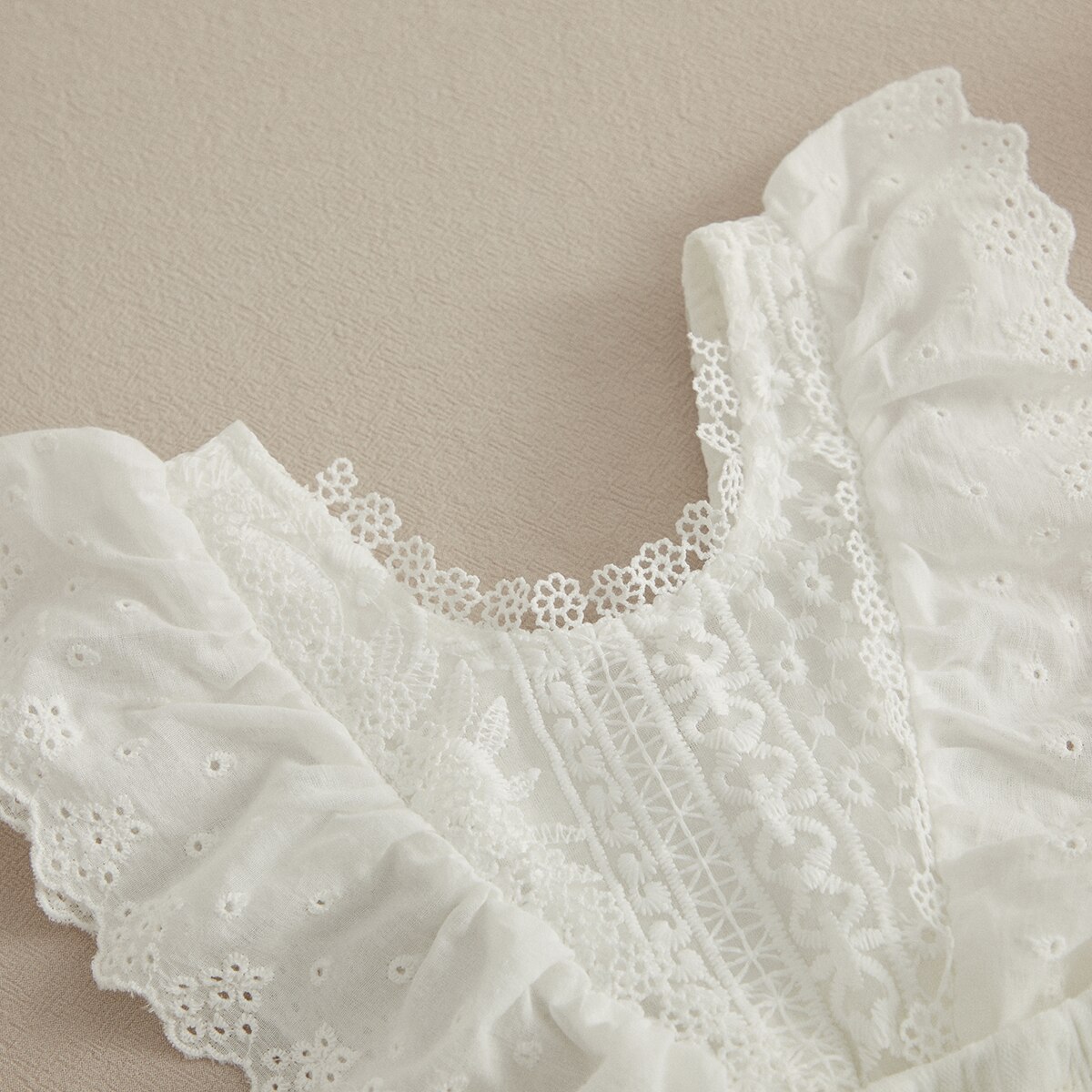 VISgogo yenidoğan y&uuml;r&uuml;yor bebek kız Romper kardeş kıyafet &ccedil;i&ccedil;ek dantel Romper tulumlar Tutu elbise yaz sonbahar giysileri 0-24M