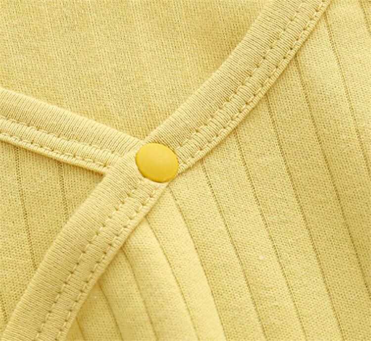 Lawadka 0-6M bahar sonbahar yenidoğan bebek kız erkek Romper pamuk d&uuml;z yumuşak bebek tulum kanatlı g&uuml;nl&uuml;k kıyafetler kız erkek