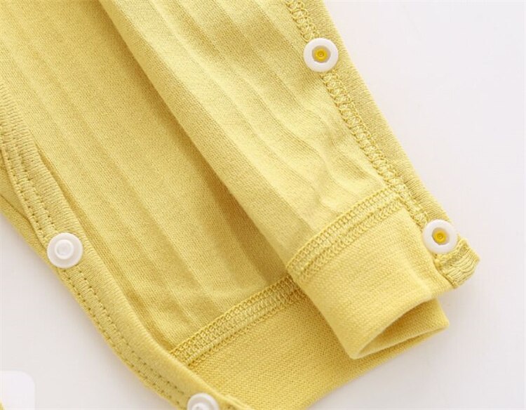 Lawadka 0-6M bahar sonbahar yenidoğan bebek kız erkek Romper pamuk d&uuml;z yumuşak bebek tulum kanatlı g&uuml;nl&uuml;k kıyafetler kız erkek