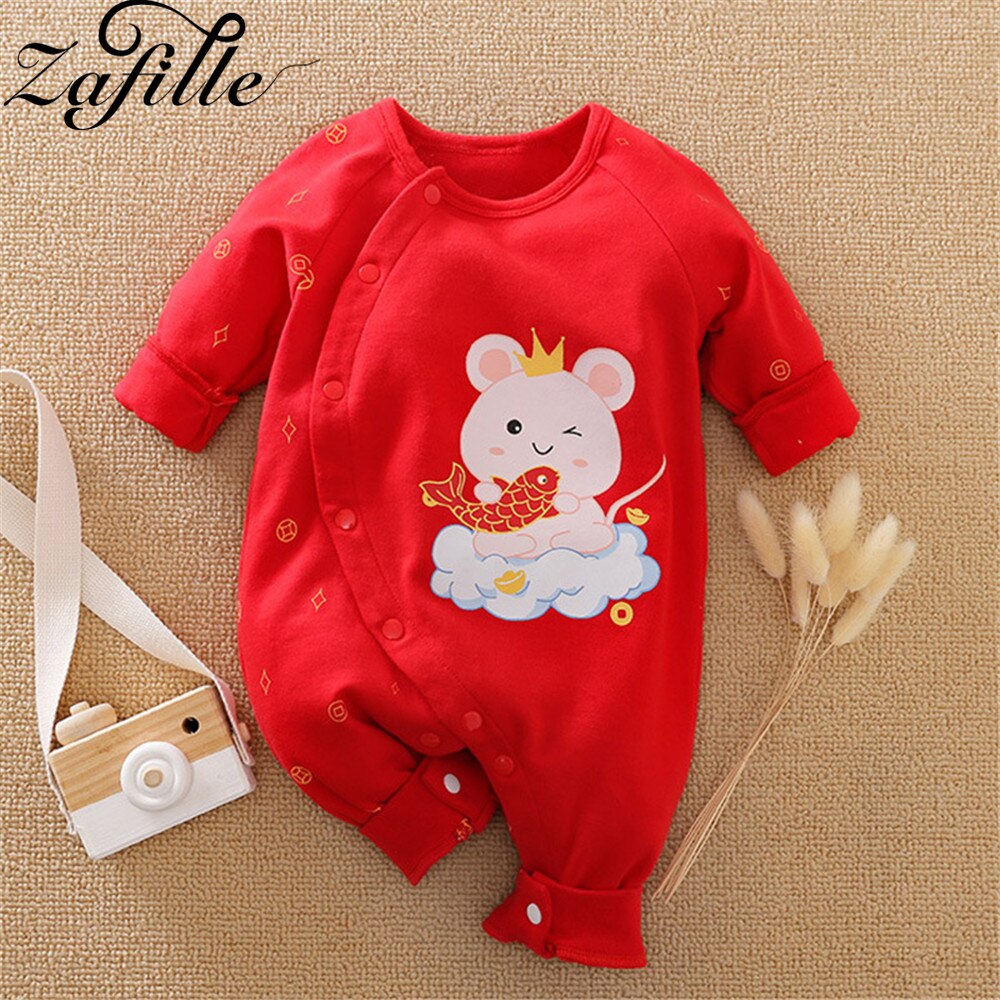 ZAFILLE Animals Newborn Clothing Cute Cartoon Crawlers For Kids Unisex Baby's Rompers Girls Overalls For Children's Jumpsuits