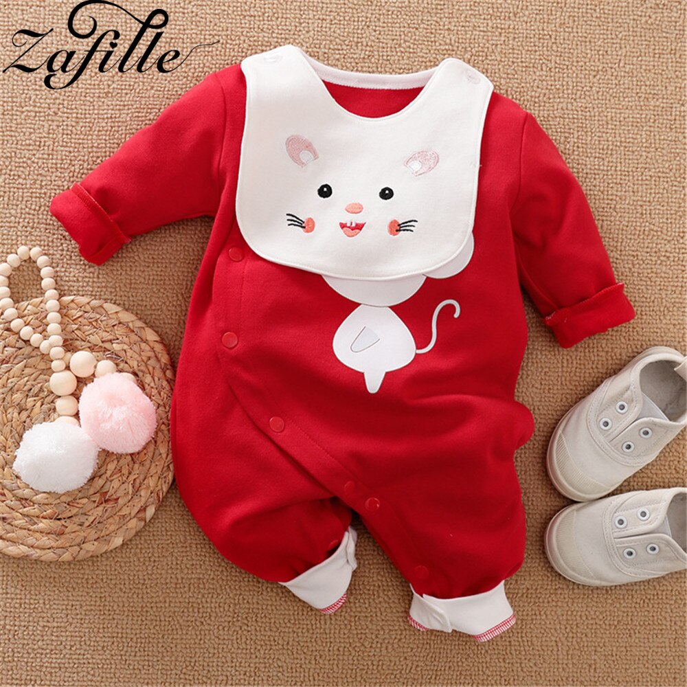 ZAFILLE Animals Newborn Clothing Cute Cartoon Crawlers For Kids Unisex Baby's Rompers Girls Overalls For Children's Jumpsuits