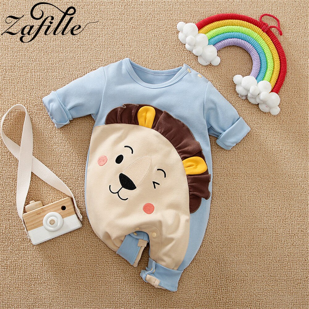 ZAFILLE Lions Clothes For Newborns Girl Bodysuit Cartoon Baby Romper 2022 Overalls For Kids Summer Baby Clothes Infant Sleepwear ZAFILLE Lions Clothes For Newborns Girl Bodysuit Cartoon Baby Romper 2022 Overalls For Kids Summer Baby Clothes Infant Sleepwear