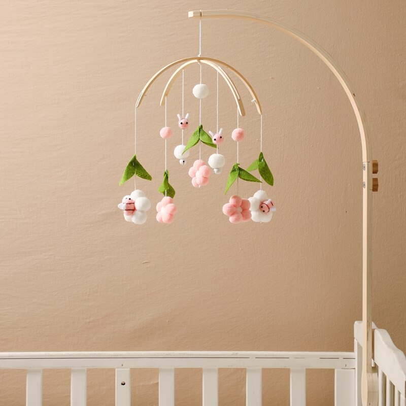 Baby Cribs Rattle Toys 0-12 Months Wooden Baby Mobile Newborn Bee Animal Shape Bed Bell Hanging Toys Bracket Baby Bed Toys Gifts Baby Cribs Rattle Toys 0-12 Months Wooden Baby Mobile Newborn Bee Animal Shape Bed Bell Hanging Toys Bracket Baby Bed Toys Gifts