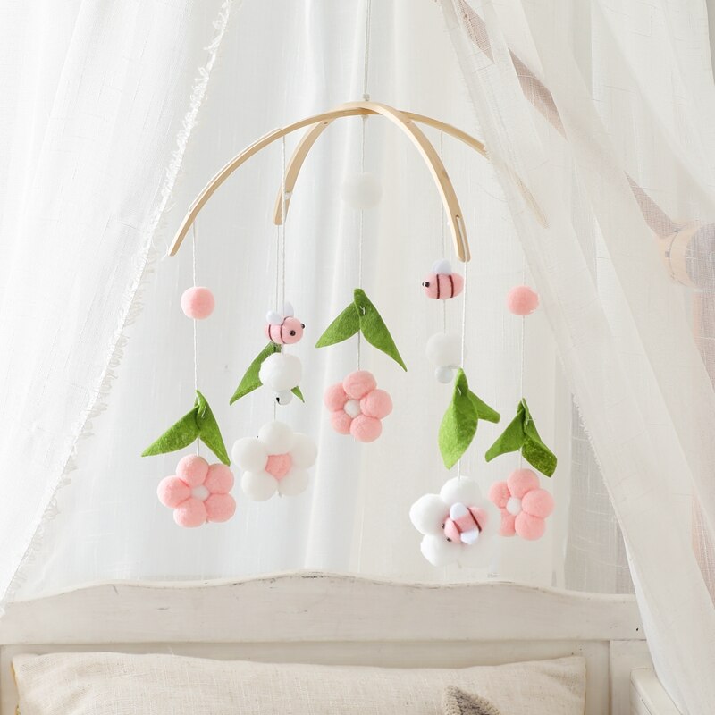 Baby Cribs Rattle Toys 0-12 Months Wooden Baby Mobile Newborn Bee Animal Shape Bed Bell Hanging Toys Bracket Baby Bed Toys Gifts Baby Cribs Rattle Toys 0-12 Months Wooden Baby Mobile Newborn Bee Animal Shape Bed Bell Hanging Toys Bracket Baby Bed Toys Gifts